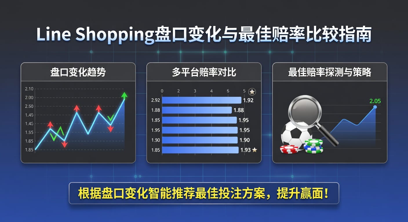 line shopping 盘口变化与最佳赔率比较：让球体育官网实战观察