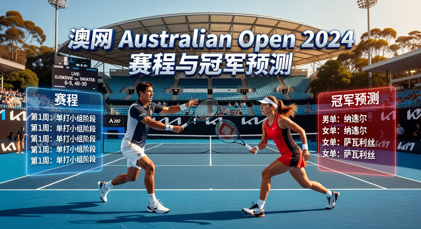 澳网 Australian Open 赛程与赔率判断｜J9体育娱乐官网前瞻